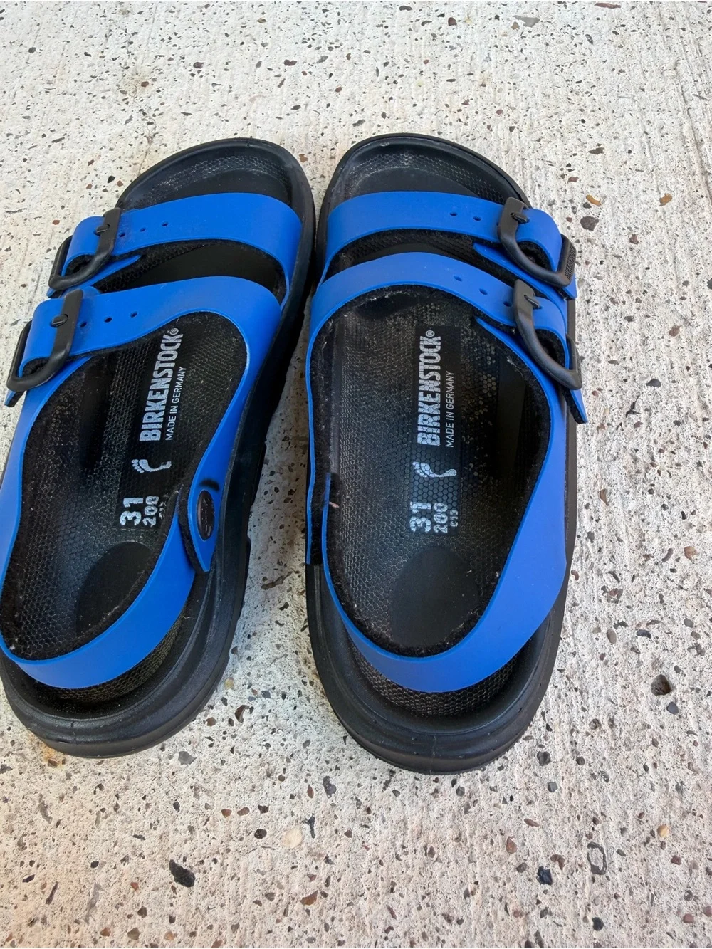 Birkenstock Mogami Kids Waterproof Sandals Blue Black EU 31 US 13